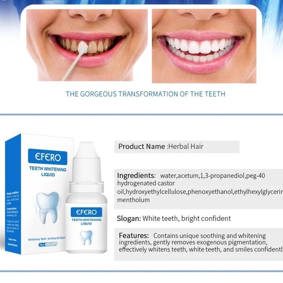 Intense Teeth Whitening Essence Serum Gel Oral Hygiene Dental Care exp 12/2025 - Picture 6 of 13